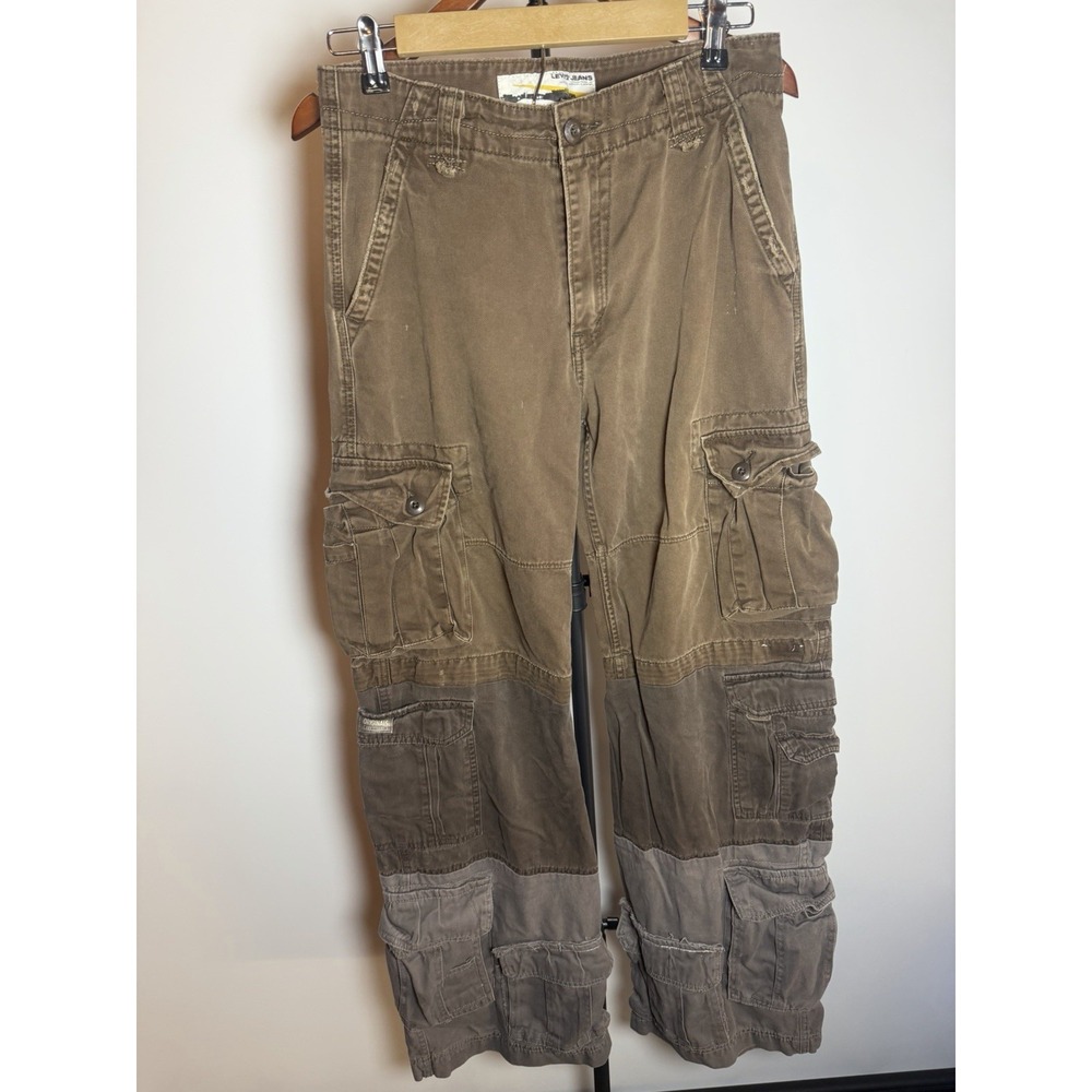 Levi's Ralph Lauren Style Military Utility Tactical Cargo Women's Pants Size 16r